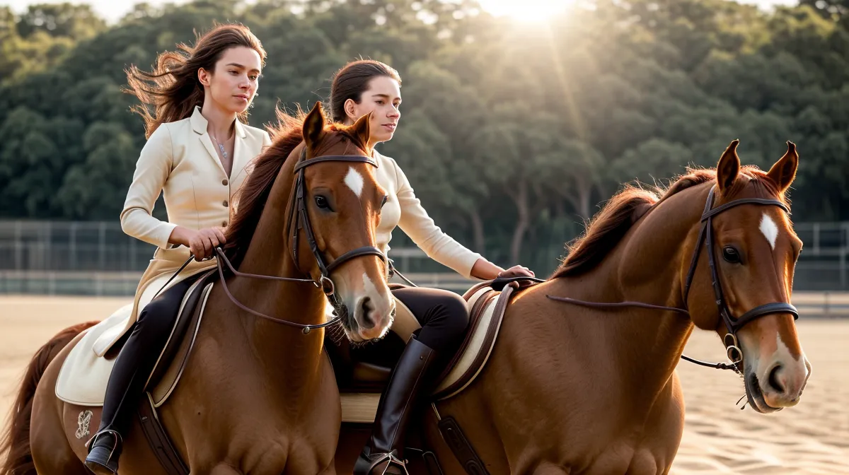 Apprendre à donner et rendre en dressage pour tester la légèreté du cheval