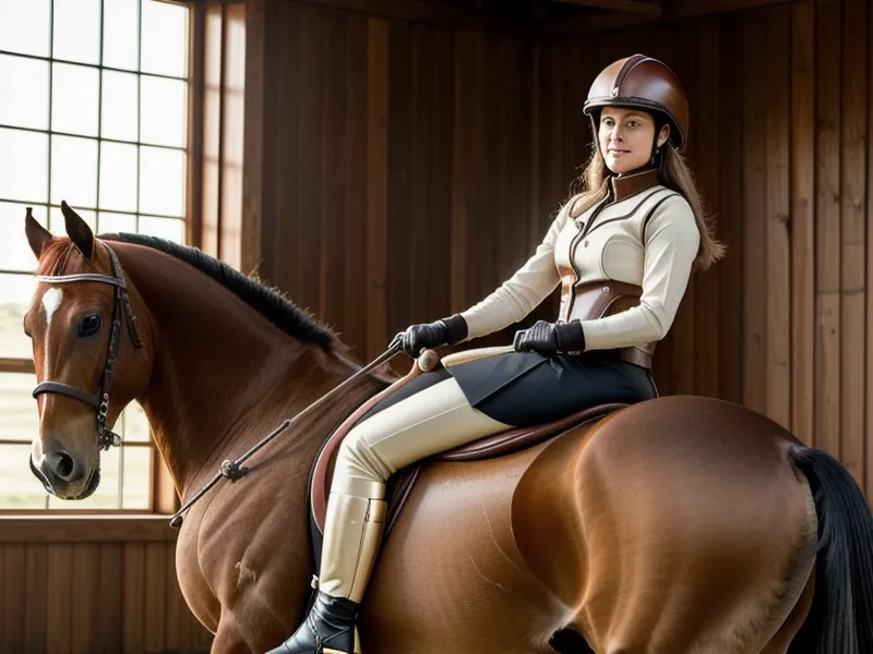 Serpentine à trois boucles en dressage : cavalière cherchant l'équilibre du cheval en carrière