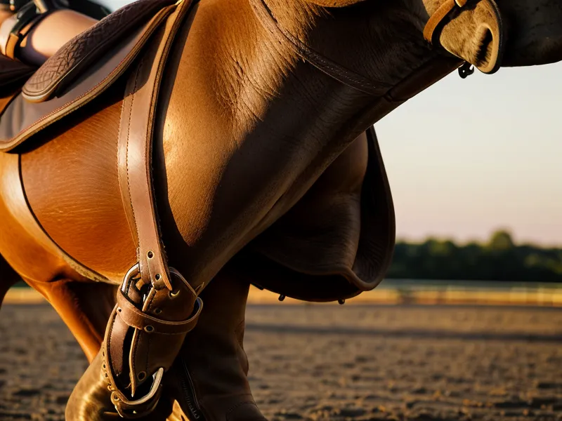 Position de la cavalière : jambe intérieure agissant sur le flanc du cheval pour rester sur la piste