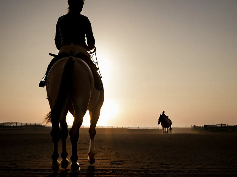 Travail sur la piste en club de dressage : la main extérieure qui maintient le cheval sur sa ligne