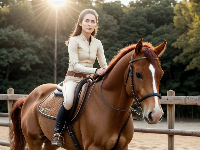 Trot de travail en dressage amateur : allonger les foulées sur la piste d'un club près de Saumur