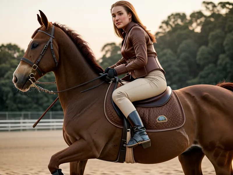 Mains légères sur les rênes illustrant le travail du poids du corps en dressage amateur