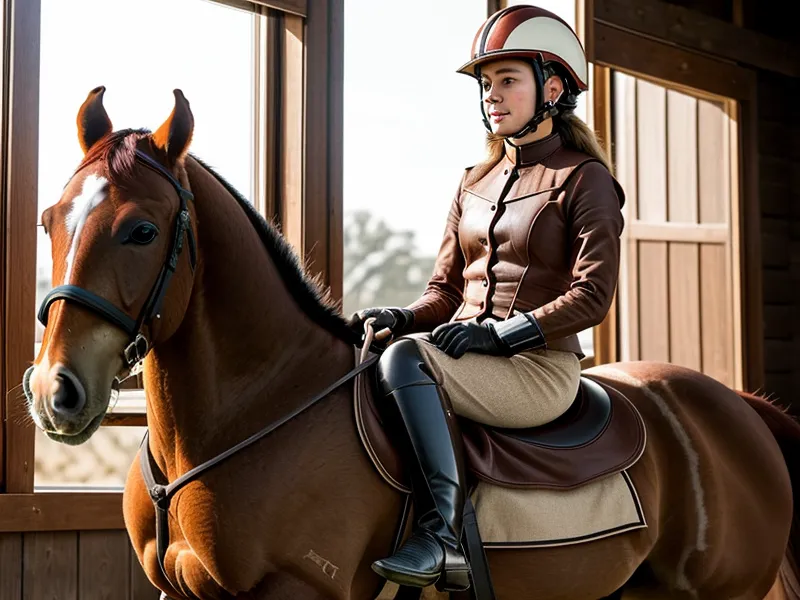 Cavalière amateur récompensant son cheval après une transition au galop réussie, progrès en équitation