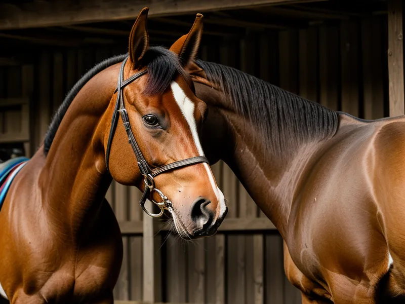 Cavalière amateur récompensant son cheval après une séance de dressage sur le plat à Saumur
