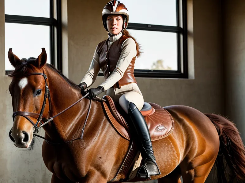 Gros plan sur les mains d'une cavalière amateur cherchant un contact stable pendant le travail de rectitude du cheval
